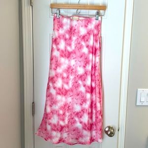 PINK TIE DYE maxi skirt | ALTAR’D STATE | Small